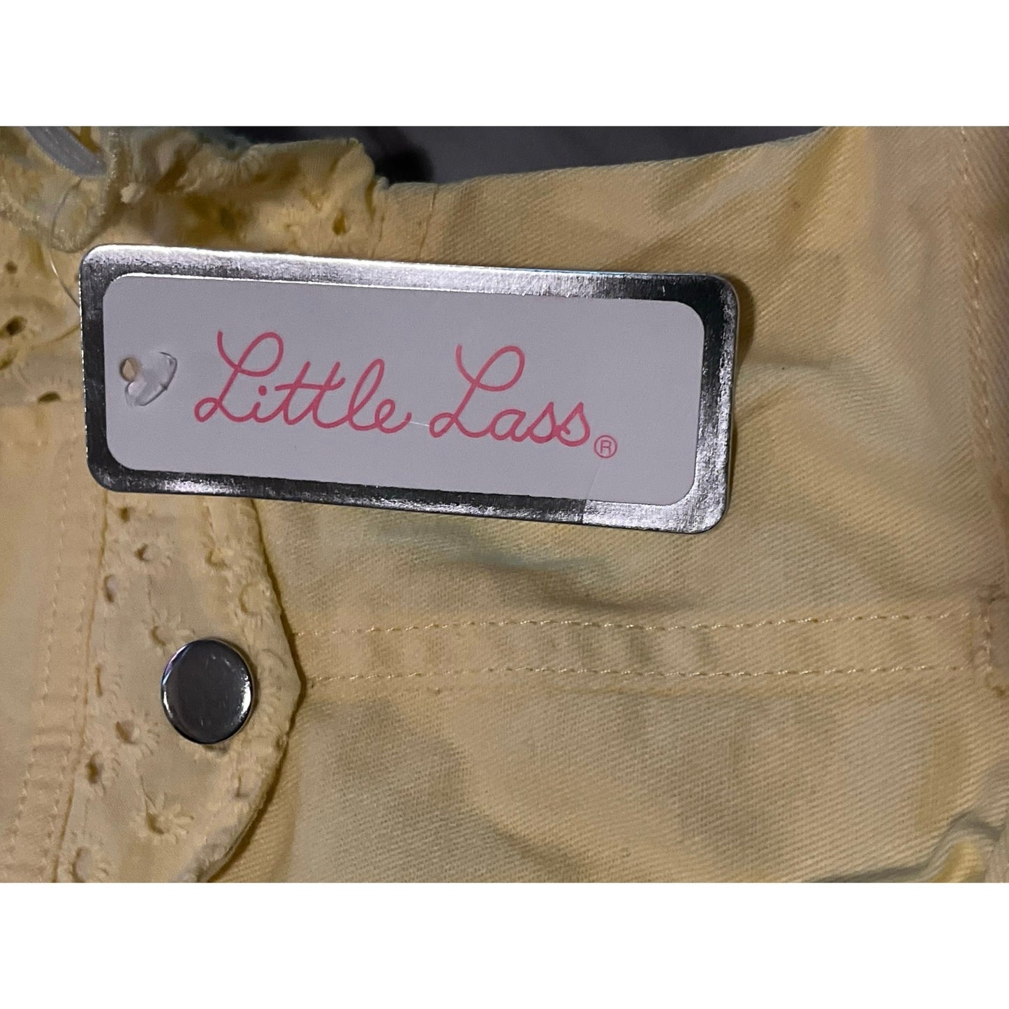 Little Lass Yellow Girls Dress Size 5