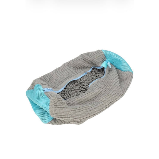 Shoe Washing Machine Bag, Reusable Shoes Laundry Bags with Zipper, (Gray)