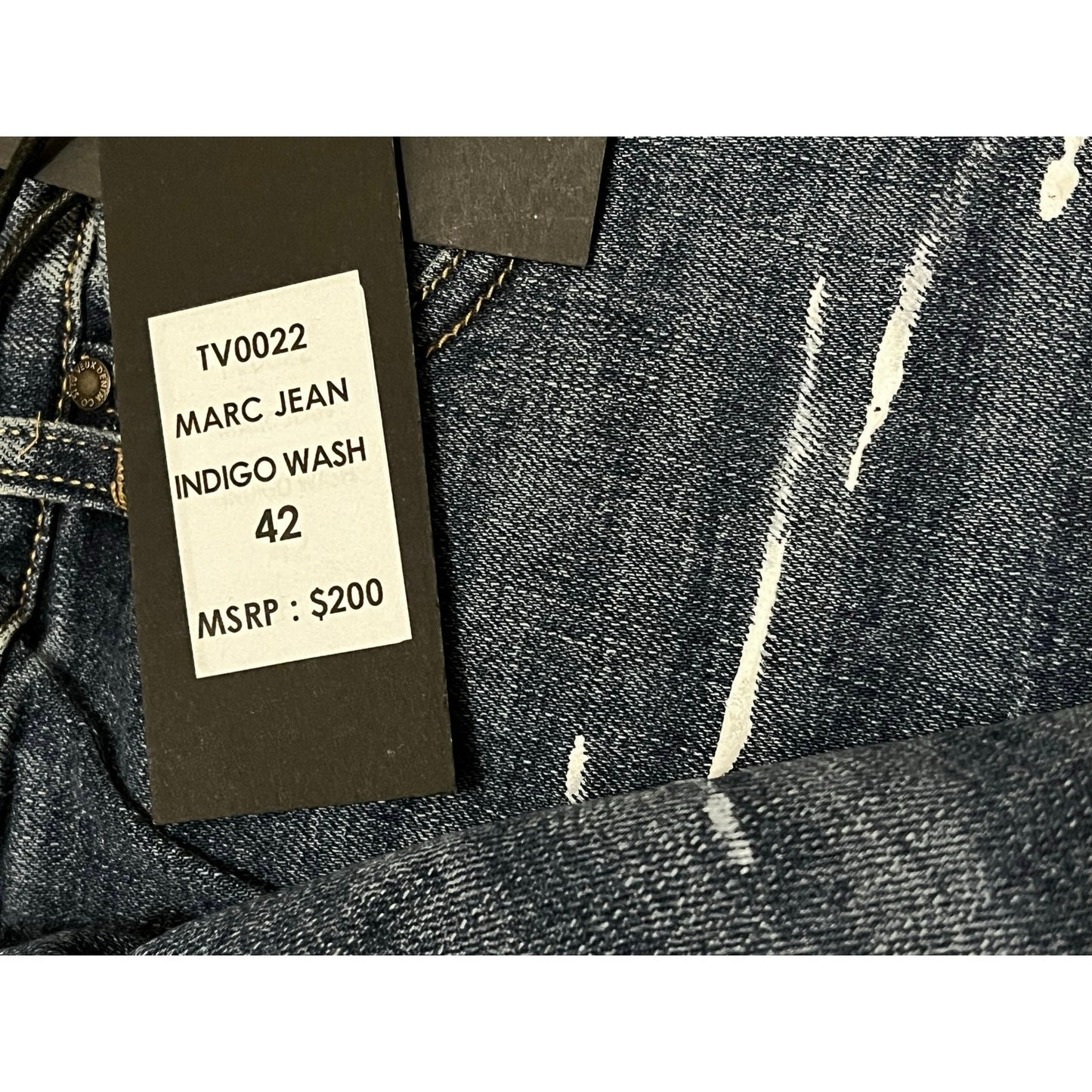 Si Tu Veux Marc Jean Indigo Wash Size 42