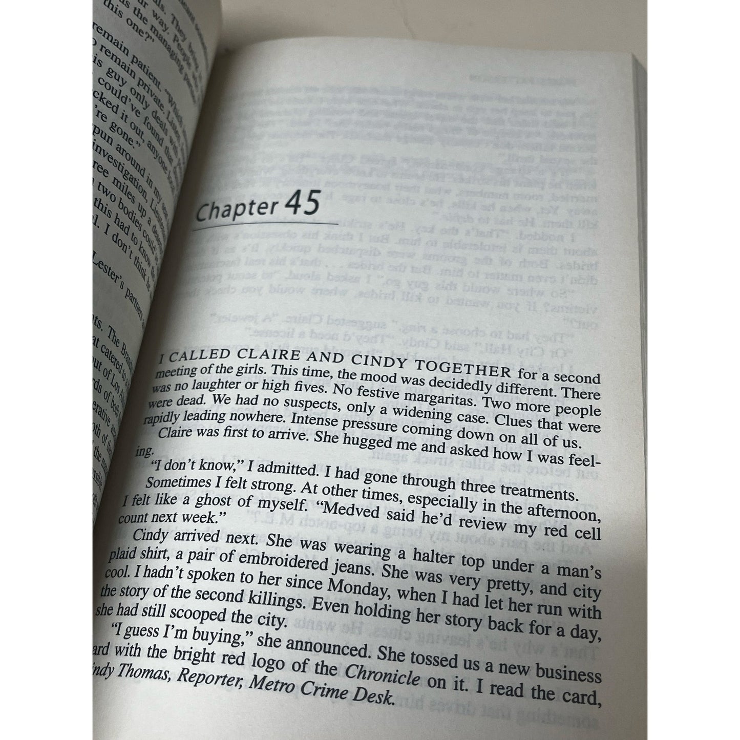 James Patterson
1st to Die Book