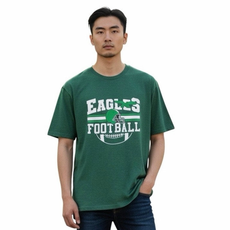 Eagles Football Forrest Green Men’s T-Shirt Size Small