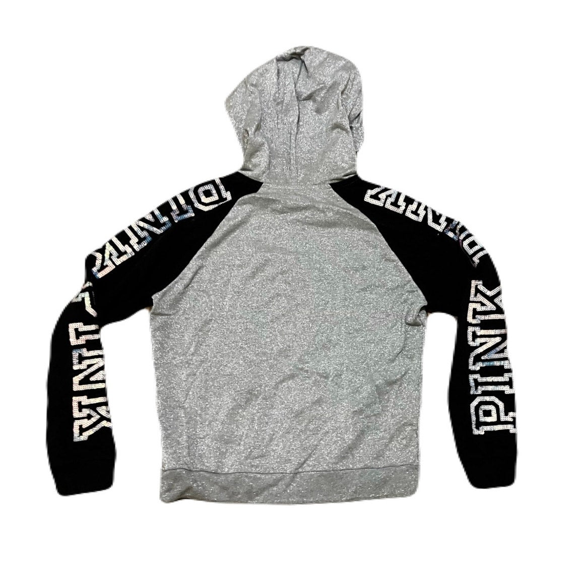Pink Gray & Black  woman hoodie Size Medium