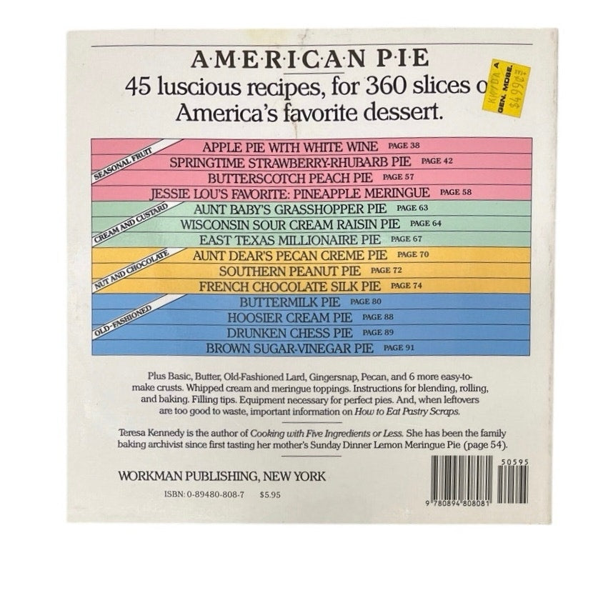 American Pie by Teresa Kennedy (1984, Trade Paperback)