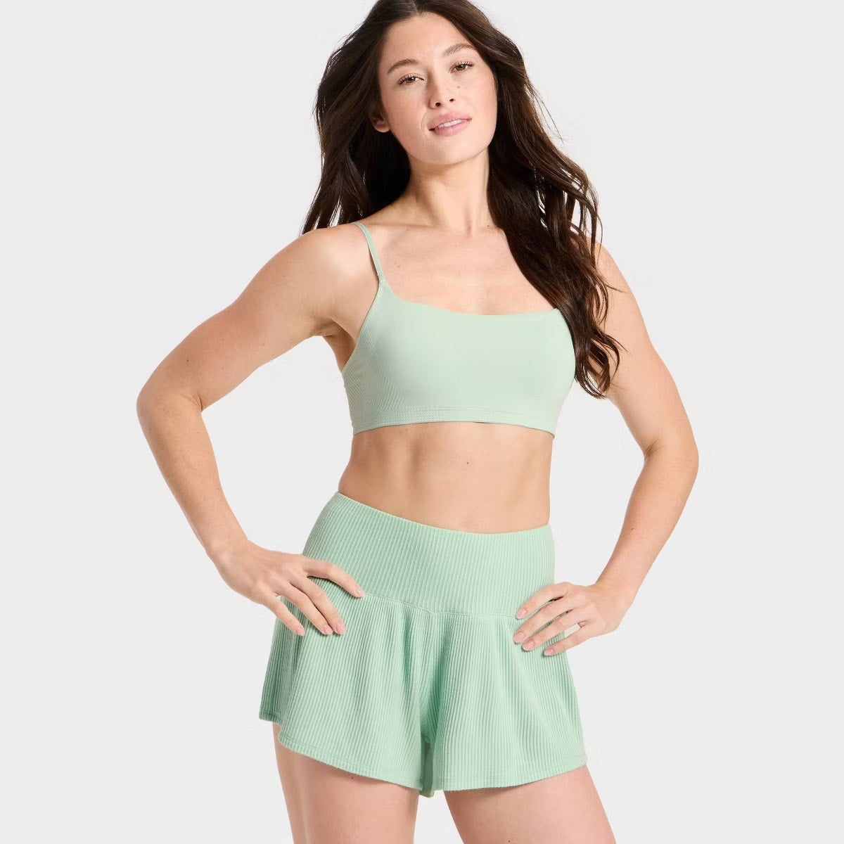 Amazon Essentials Womens Tie Halter Bikini Top X Small Coral Pink