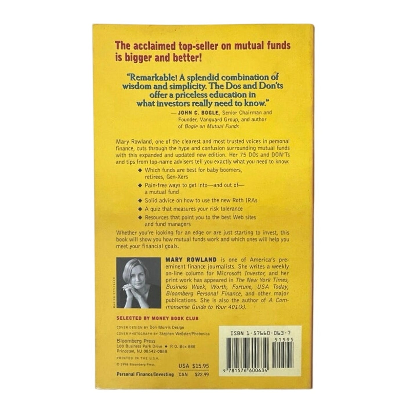 The New Commonsense Guide to Mutual Funds PaperBook