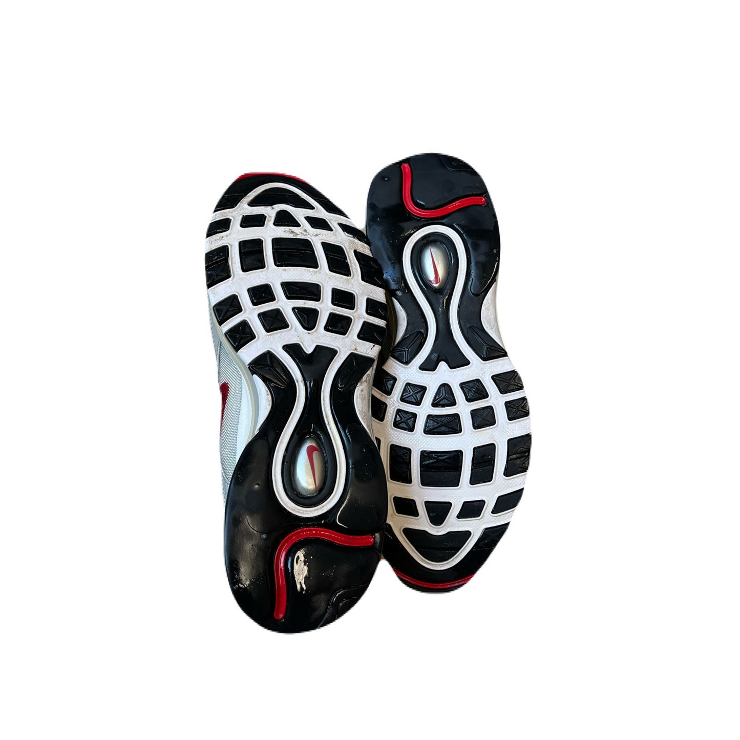 The Nike Air Max 97 GS with style code 918890-001 silver bullet For Kids Size 7Y