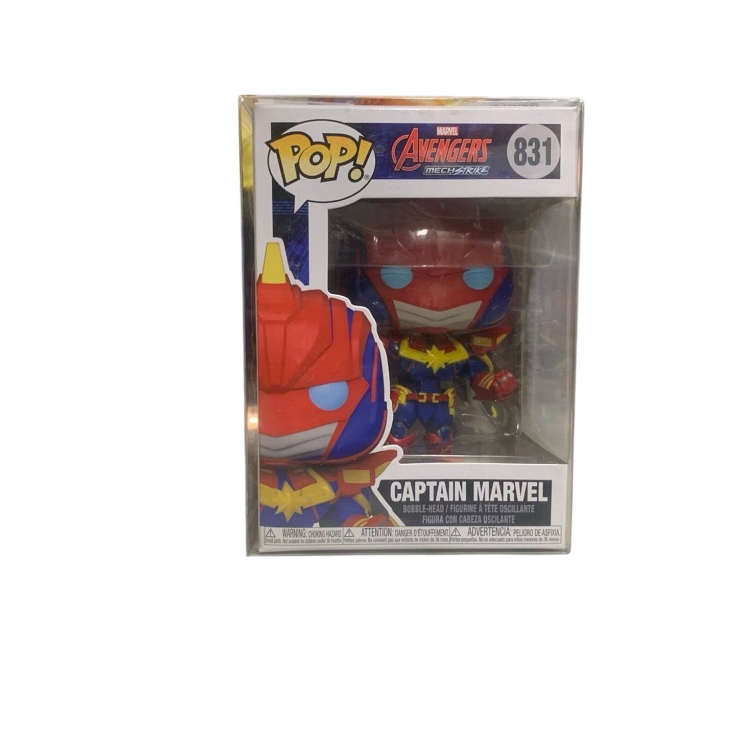 Funko Pop Captain Marvel #831 Marvel Avengers Mech Strike