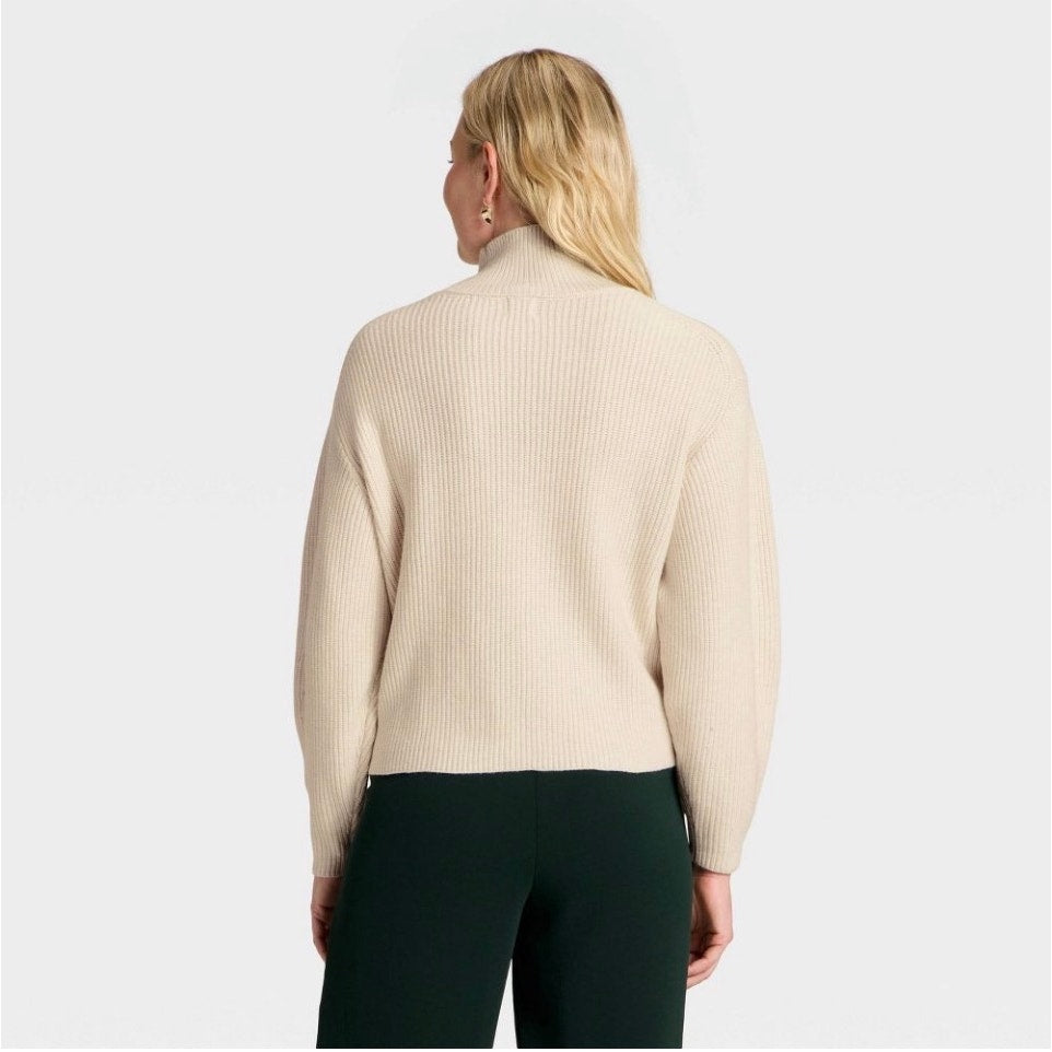Women's Funnel Pullover turtleneck  Sweater - A New Day Size XXL