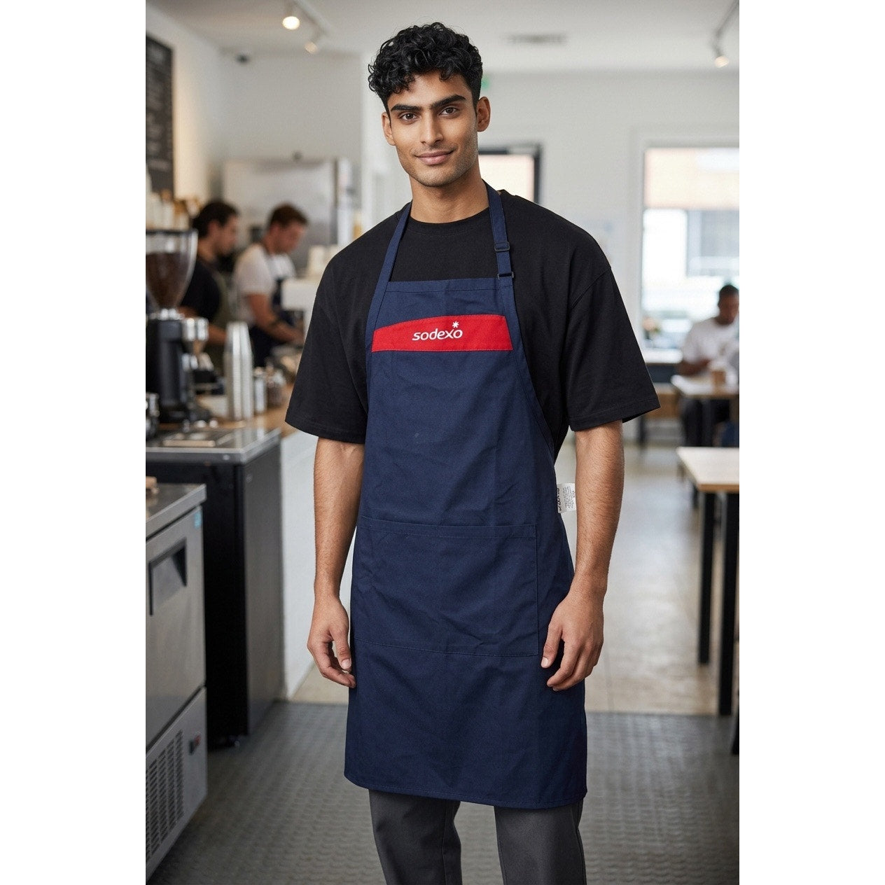 Sodexo Navy One Size Fit All Apron