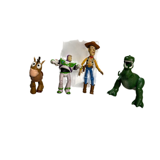 4 Piece Toy Story Action Figures Set