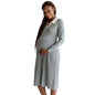 Fisher-Price Women’s Maternity  Dress Gray With White Collar One Size