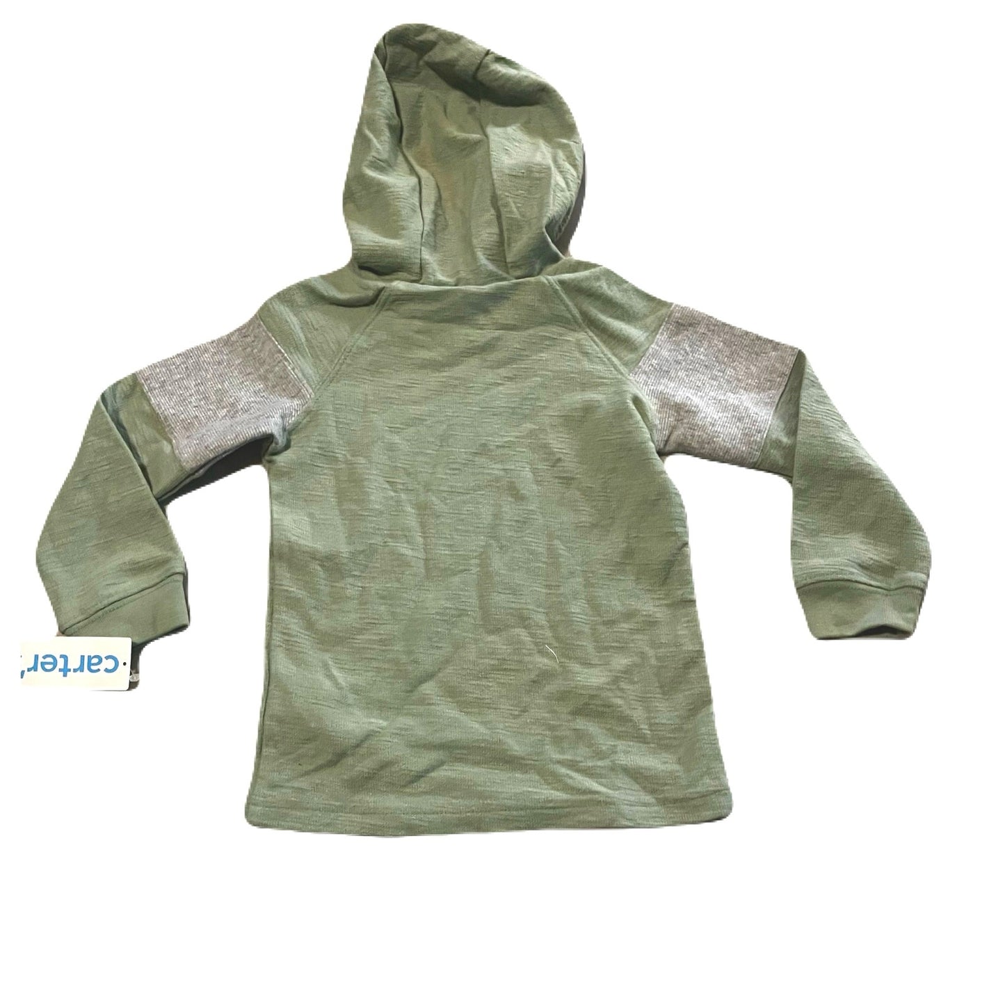 Carter’s Toddler Colorblock Cotton Blend Long-Sleeve Tee - Green Size 2T