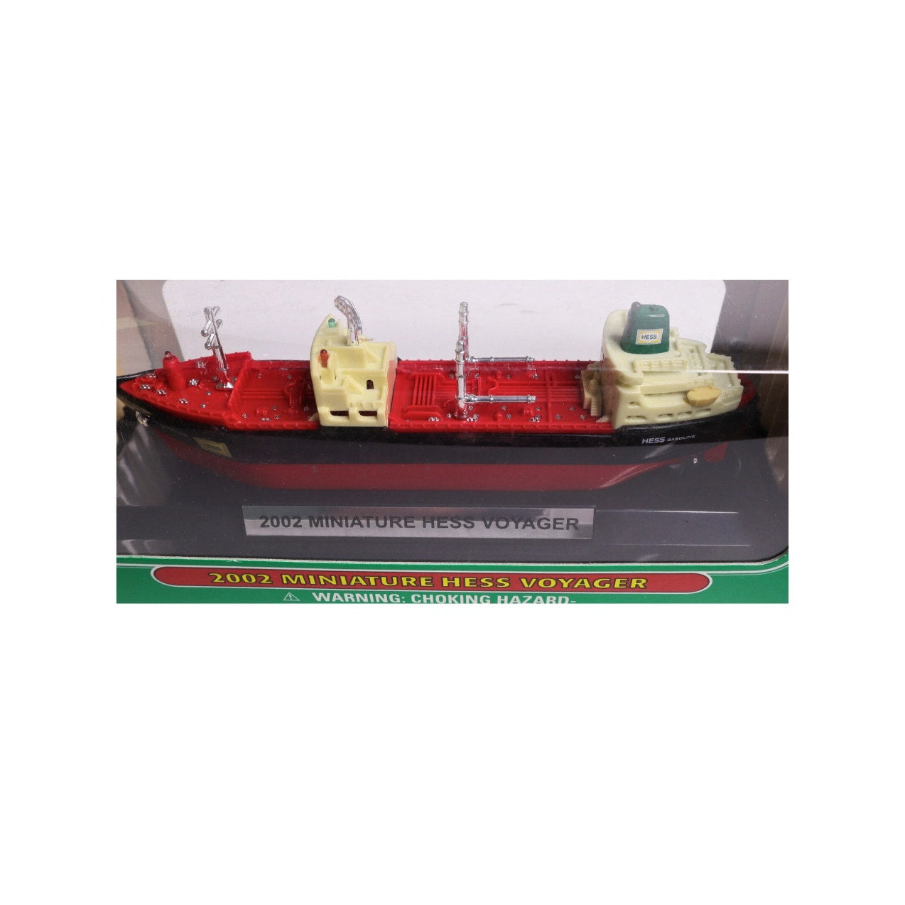 2002 Miniature Hess Voyager Ship In Box With Lights New