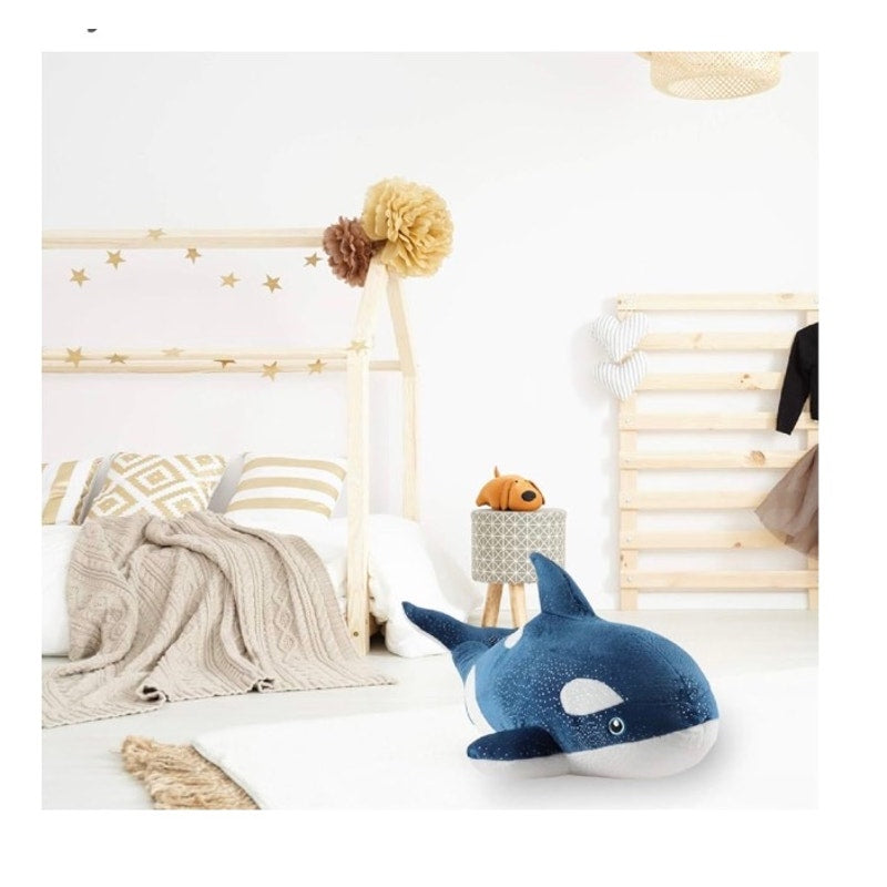 Koltose by Mash Orca Killer Whale Stuffed Animal,18 inch Large Blue Killer Whale