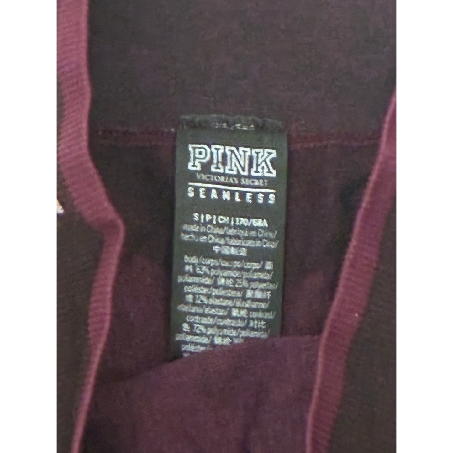 Pink Burgundy Women’s Leggings Size Small