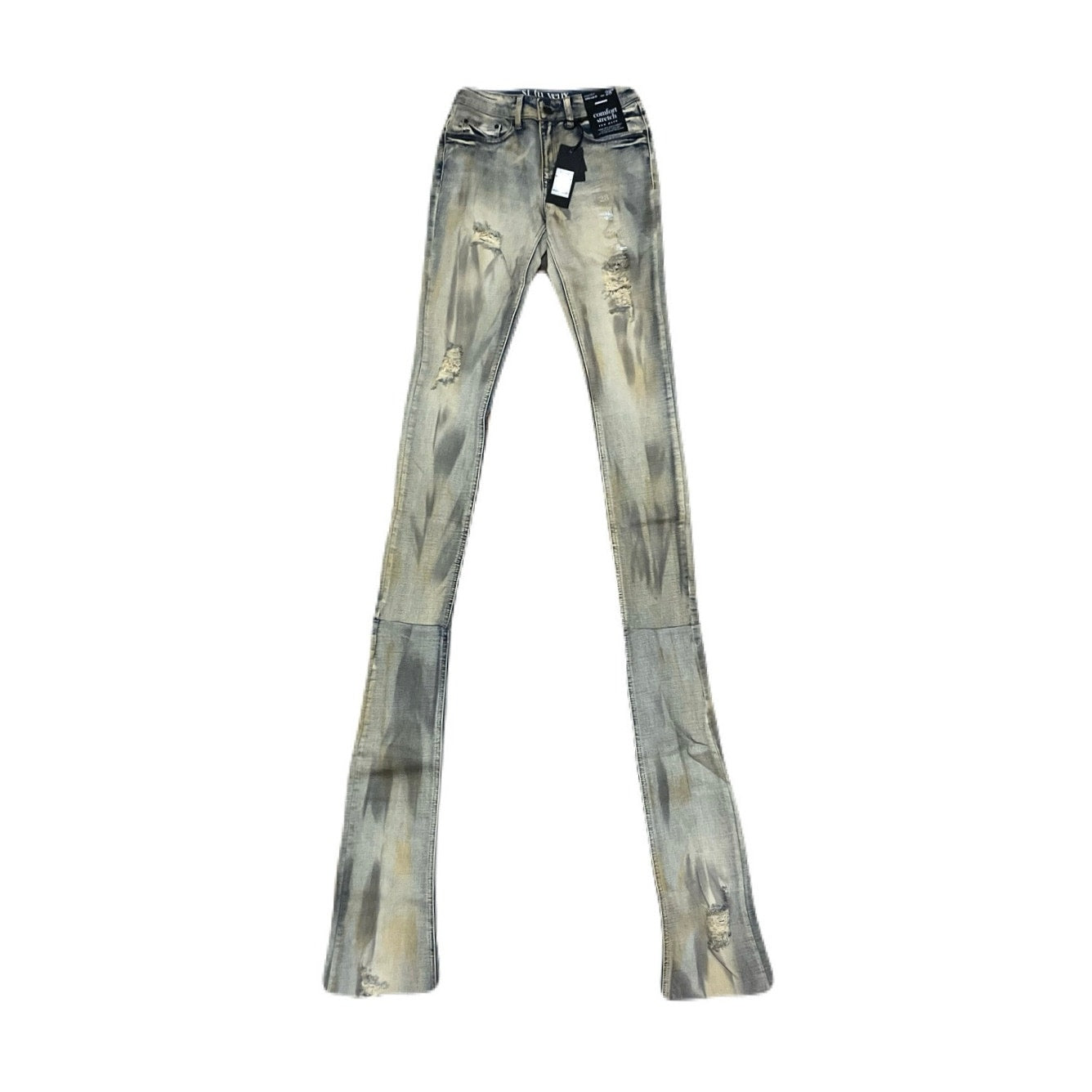 Si Tu Veux Brandon Jean’s Matte Gold Size 28 New