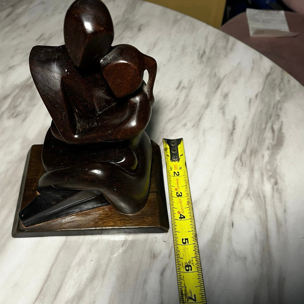 BN Beautiful Woman/Man/ Marble Figurine Sculpture Decor