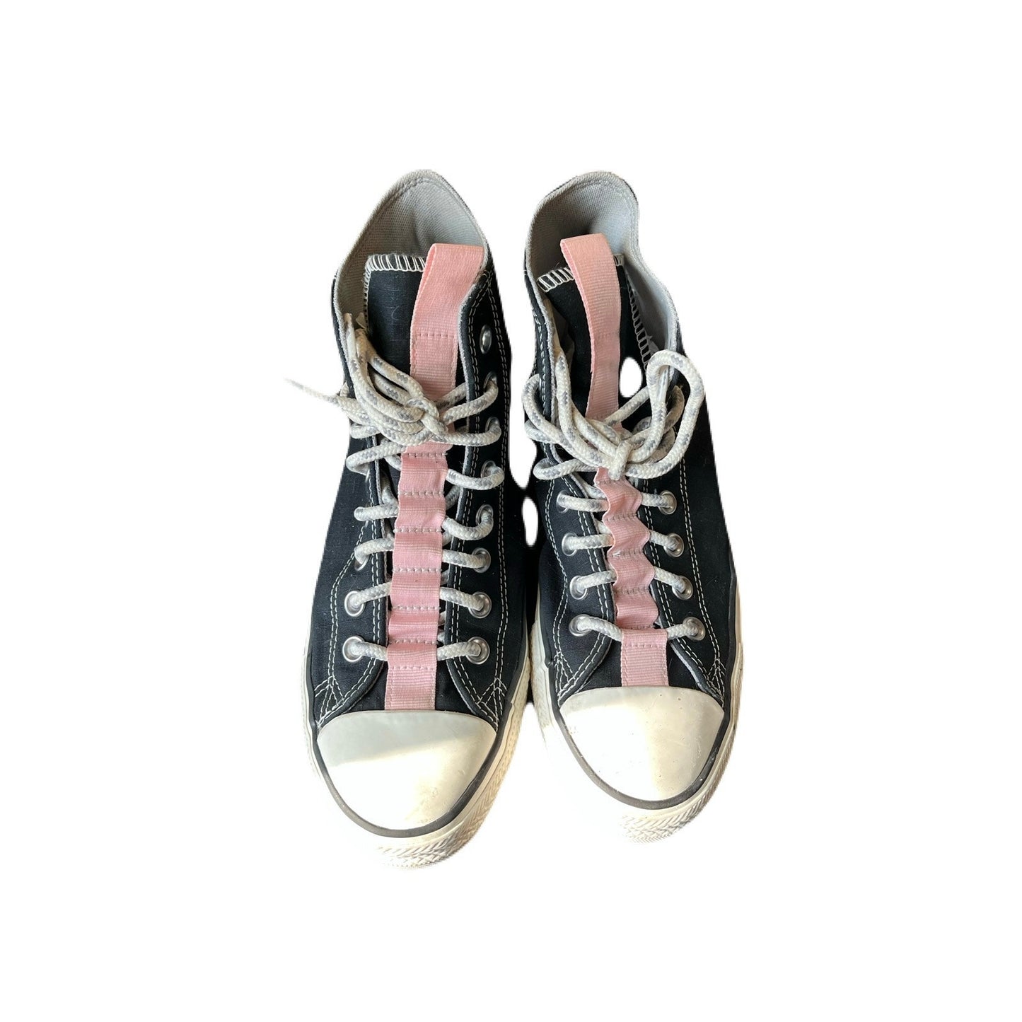 Converse Chuck Taylor All Star sneakers in black & pink Size 9.5