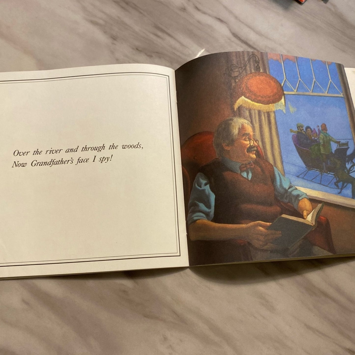 Over the river and though the wood book