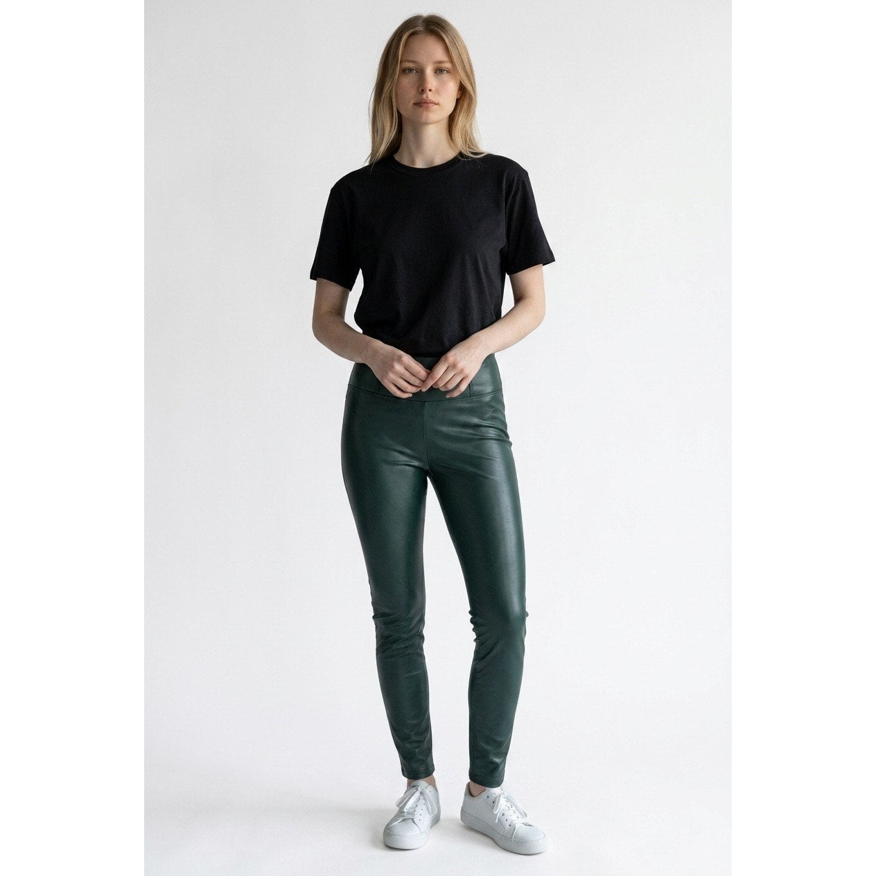 Chocolate u.s.a Dark Green Women’s Leggings Size Medium