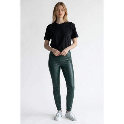 Chocolate u.s.a Dark Green Women’s Leggings Size Medium
