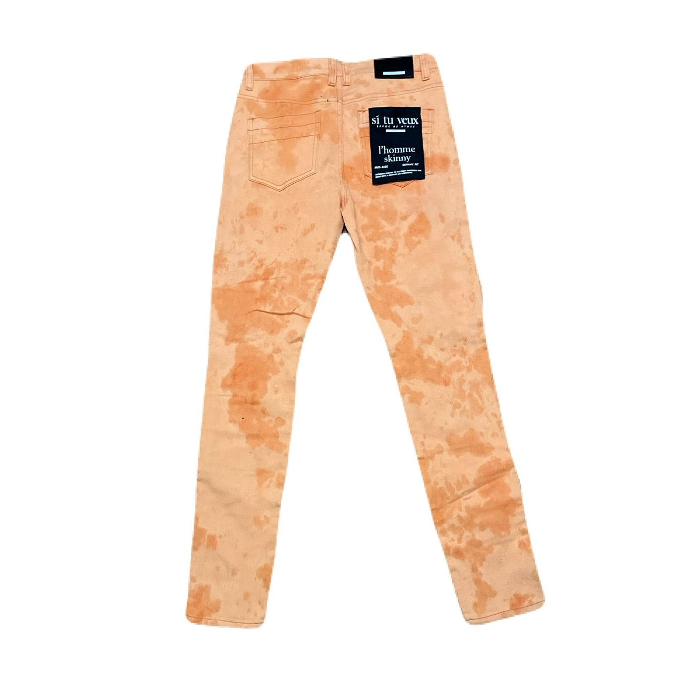 Si Tu Veux Brutini Cargo Jeans Tangerine Men’s Size 32