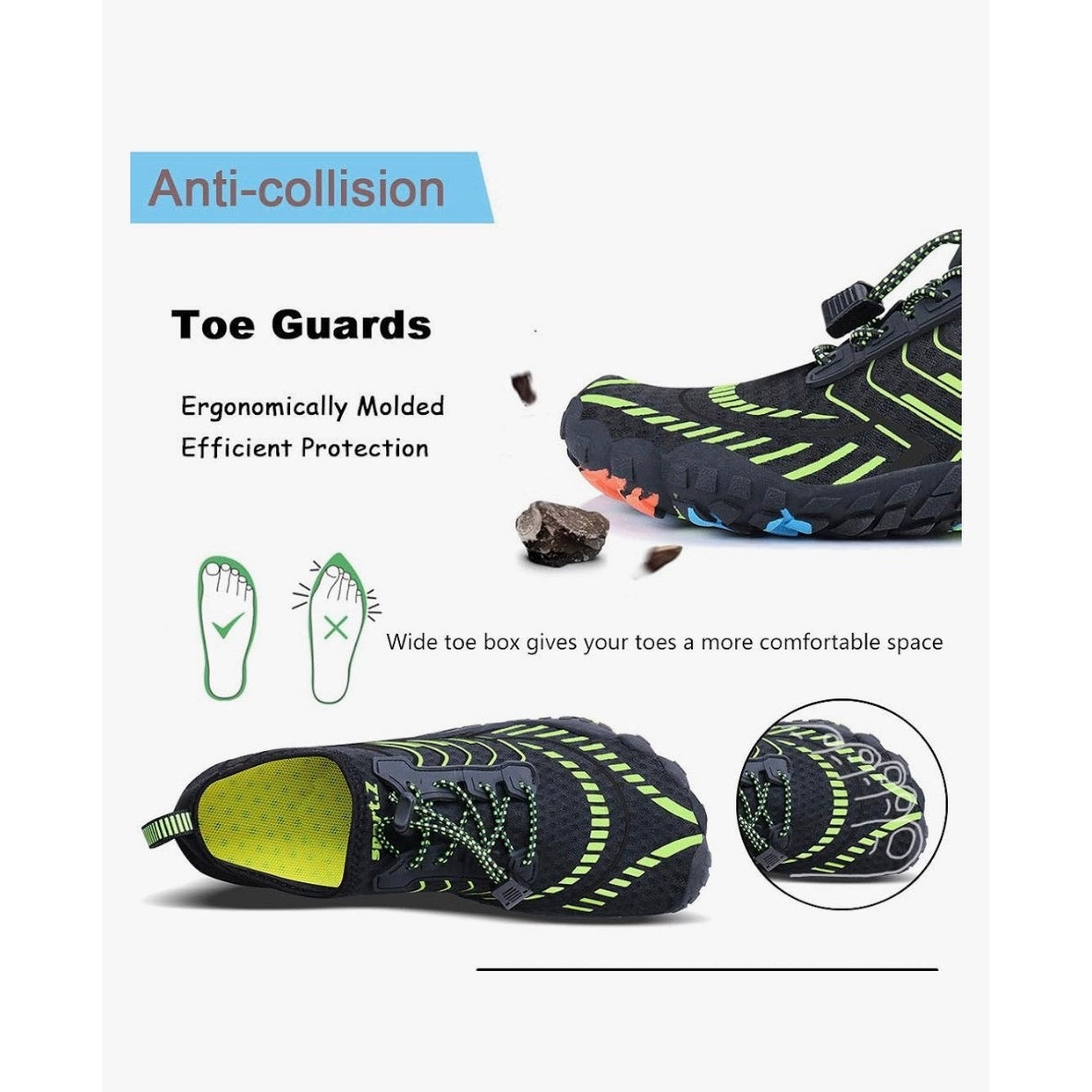 Water Shoes Men Women Swim Surf Shoes Beach Pool Shoes Size Small
