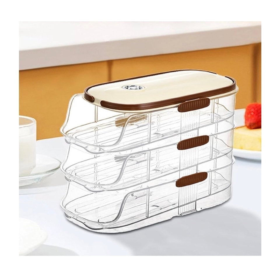 Automatic Egg Roller Organizer Egg Dispenser Auto Rolling Egg Tray Egg Rack