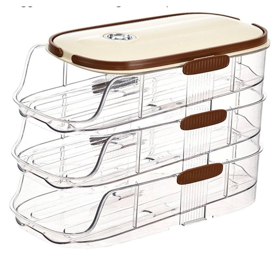 Automatic Egg Roller Organizer Egg Dispenser Auto Rolling Egg Tray Egg Rack