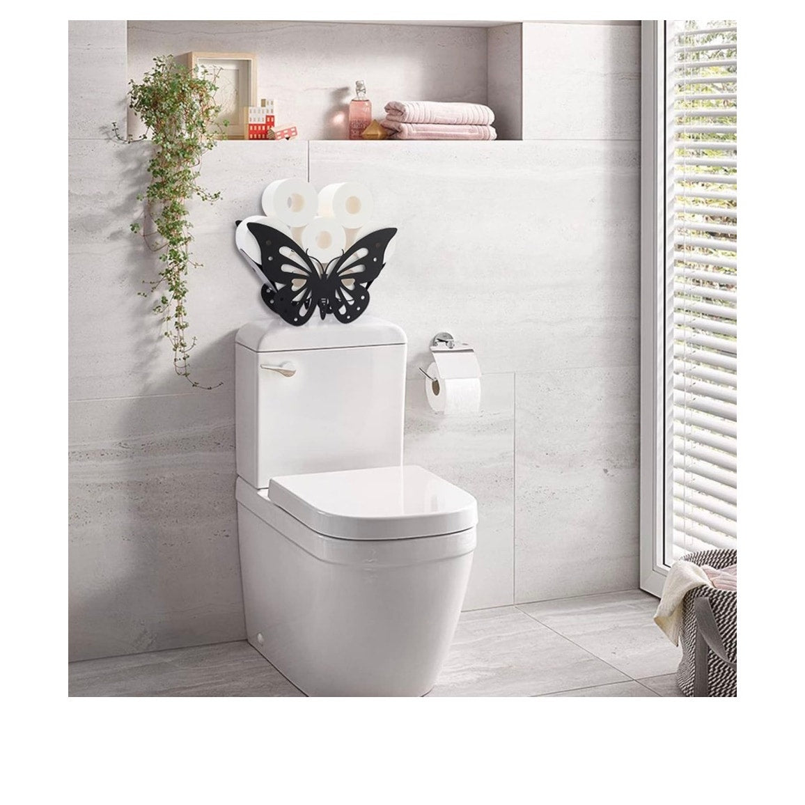 Sumnacon Toilet Paper Holder Metal Toilet Papers Storage
