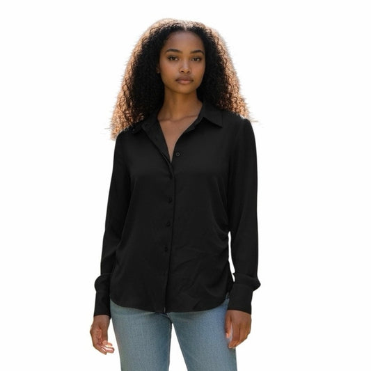 SHEIN Women’s Black Button Down Size XS New