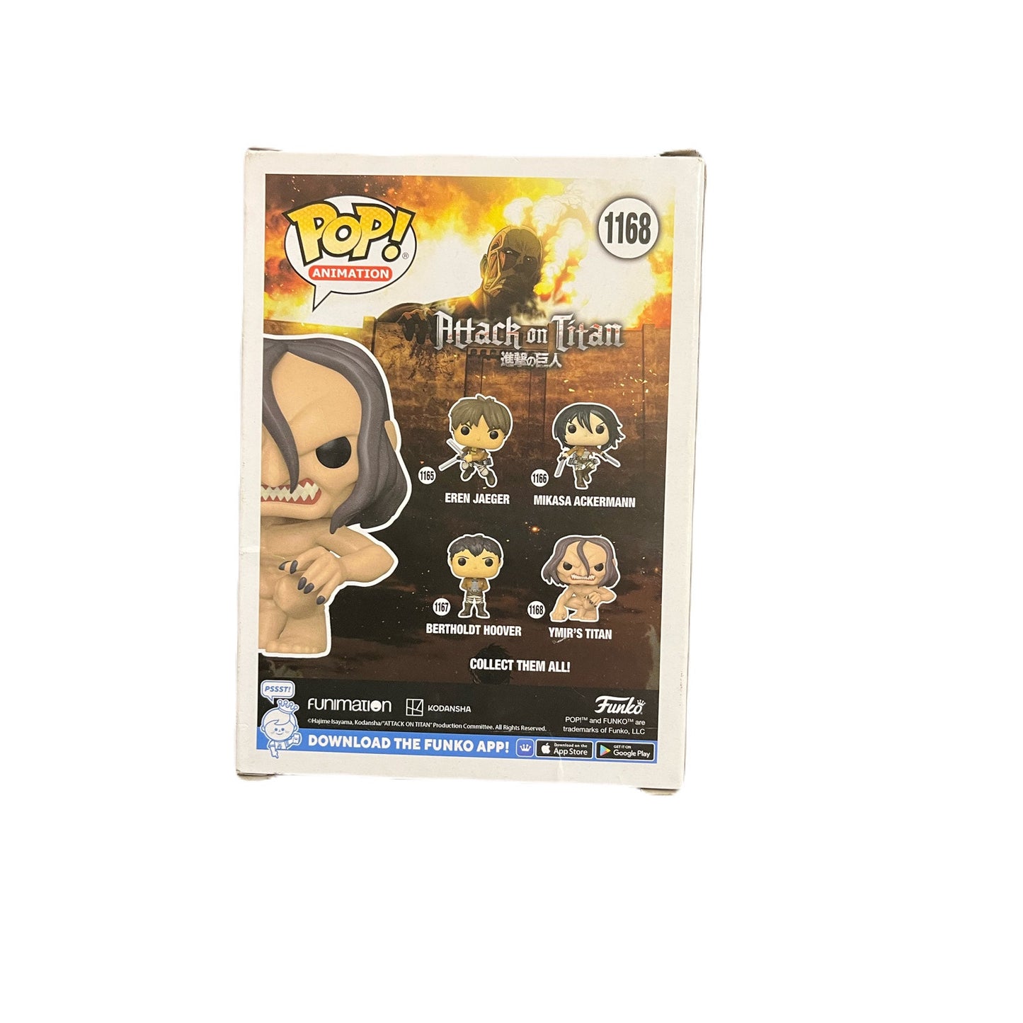 Ymir’s Titan Funko Pop 1168 Attack On Titan