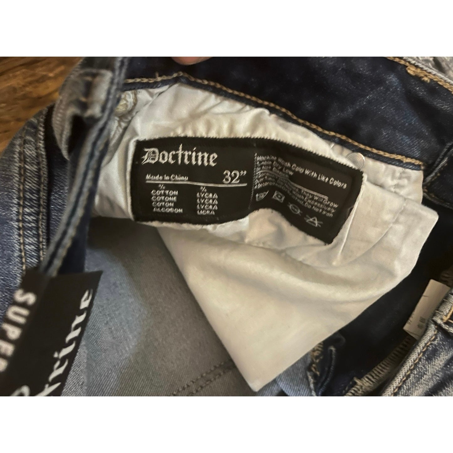 Doctrine Blue Superstack Size 32